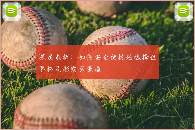 深度剖析：如何安全便捷地选择世界杯足彩购买渠道